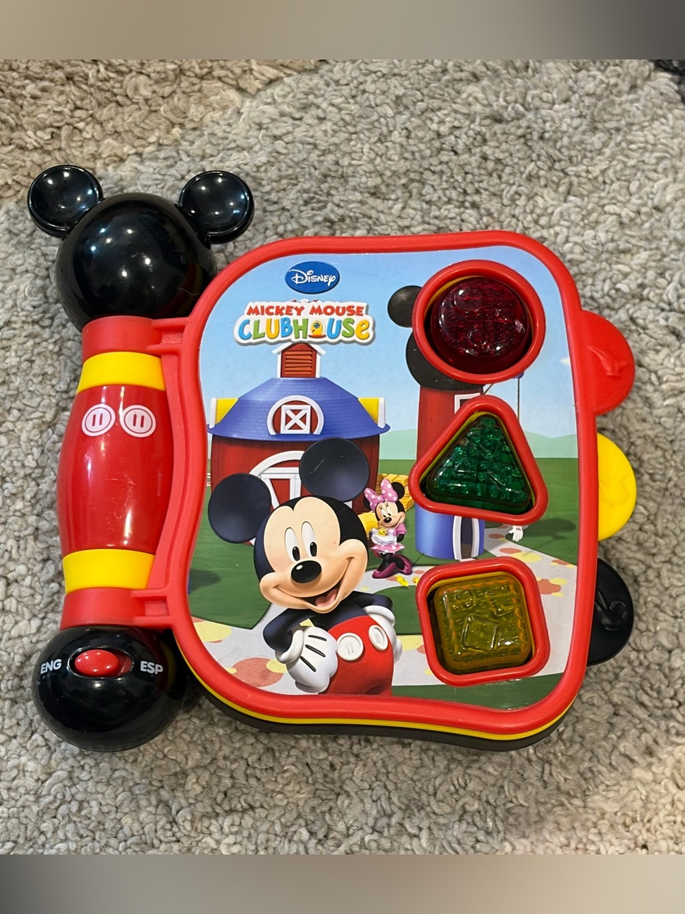 Disney Mickey Mouse Clubhouse First Learning Book, Shapes and Sounds